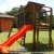 Playground em madeira de eucalipto com 02 Balanços | Animamix