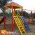 Playground de Madeira Torre - Telhado Pirâmide | Animamix