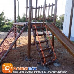 Casa do Tarzan de eucalipto - Modelo I