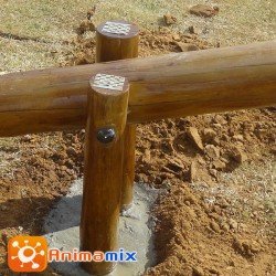 Gangorra de Eucalipto 1 Prancha Infantil