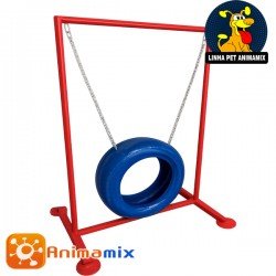 Obstáculo Pet Agility Vewrmelho