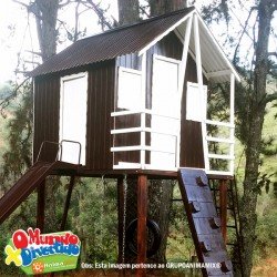 Casinha do Tarzan Escorregador de Ferro
