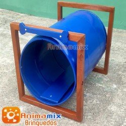 Tambor Túnel Plástico  Petplace Azul | Animamix